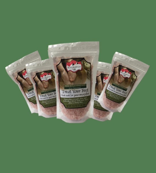 Himalayan Salt Treat your feet plus Seaweed 500g 5 bags